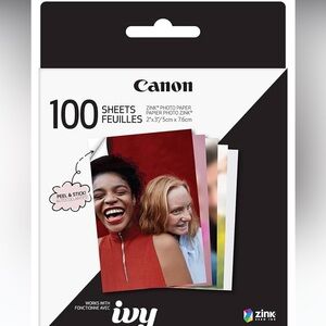 Canon 100 sheets Peel and Stick 2x3 Photo paper
